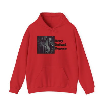 Healthcare System Reform Hoodie - Deny, Defend, Depose Design