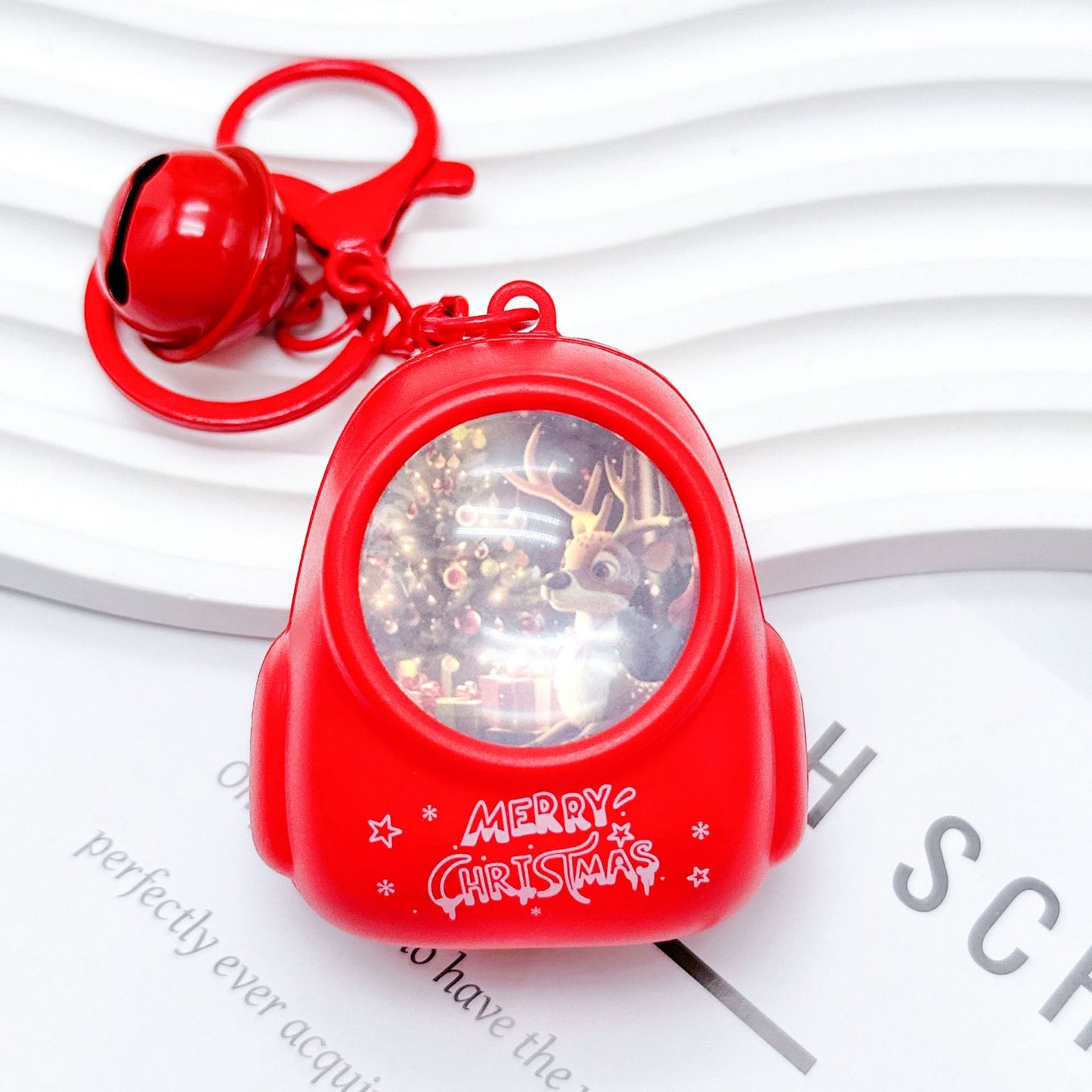 Cute Cat-stronaut lightup key chain