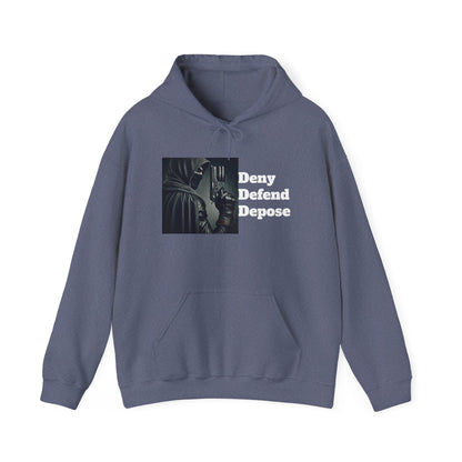 Healthcare System Reform Hoodie - Deny, Defend, Depose Design