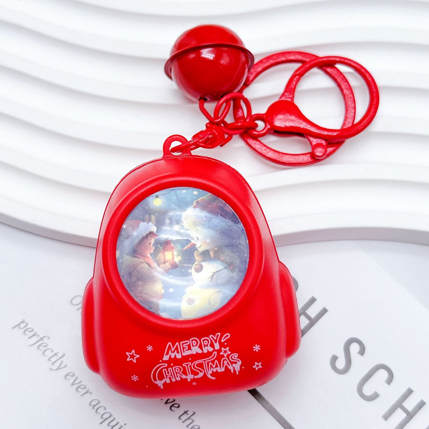 Cute Cat-stronaut lightup key chain