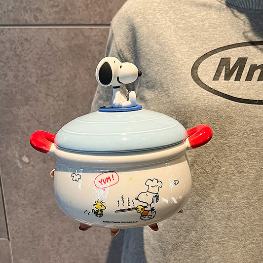 Cute Peanut Snoopy ceramic pot