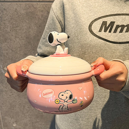 Cute Peanut Snoopy ceramic pot