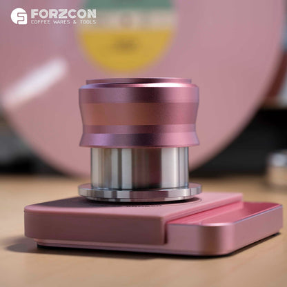 Forzcon Matt Pink automatic Tamper