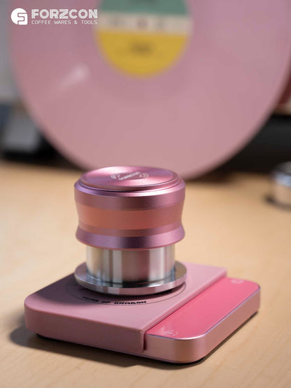 Forzcon Matt Pink automatic Tamper