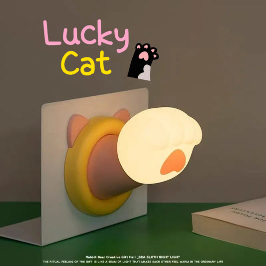 Lucky Cat Paw Touch night light