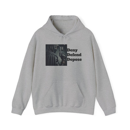 Healthcare System Reform Hoodie - Deny, Defend, Depose Design