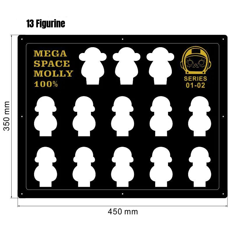 2nd Gen POP Mart Mega Space Molly Display Case