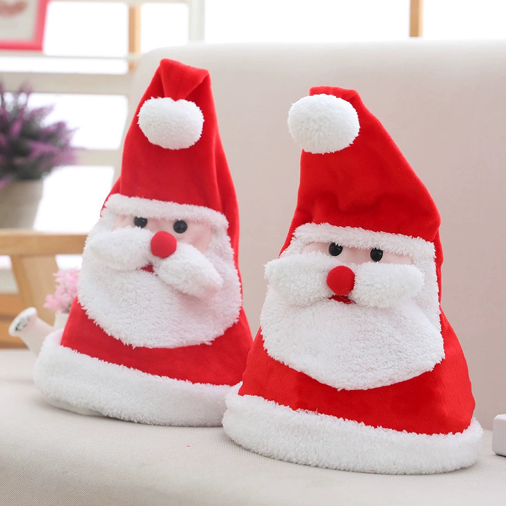 electric Kicking Santa Claus Party Hat