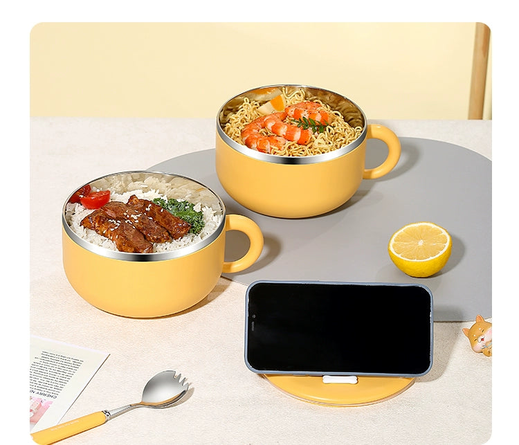 Large corgi style bowl lunch box