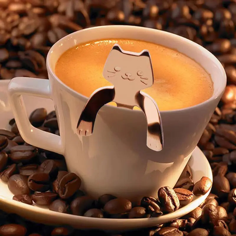 Cute Cat Coffee Spoon