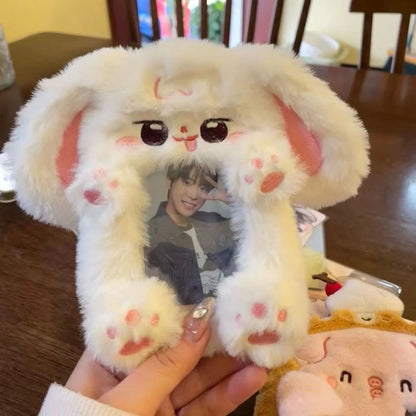 2024 Original Lovely Fluffy Rabbit Card Holders