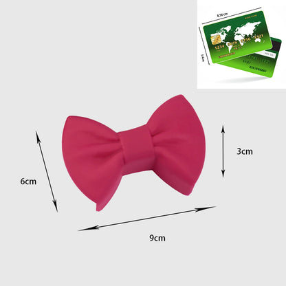 2pcs Silicone Oven Mitts Creative Bow Shape