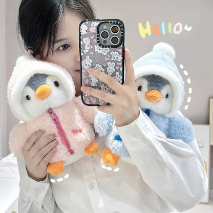 25cm Kawaii Cross-Dressing Penguin Plush