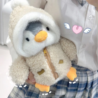 25cm Kawaii Cross-Dressing Penguin Plush