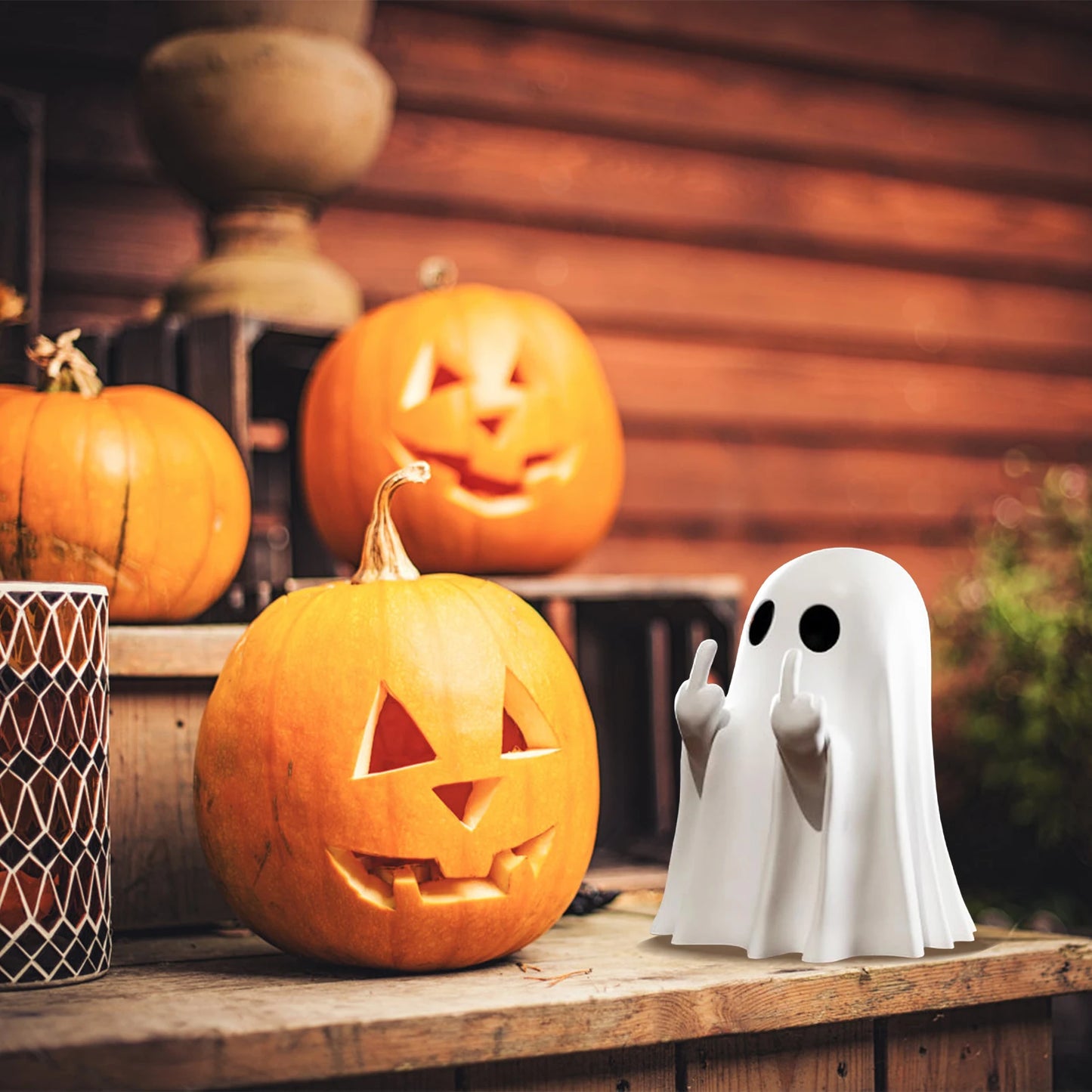 Cute little Ghost Statue figurines