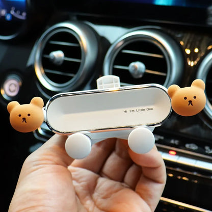 Kawaii vehicle cell phone mount