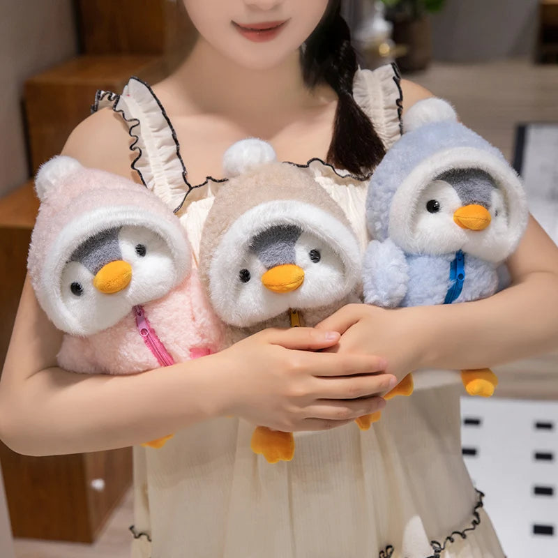 25cm Kawaii Cross-Dressing Penguin Plush