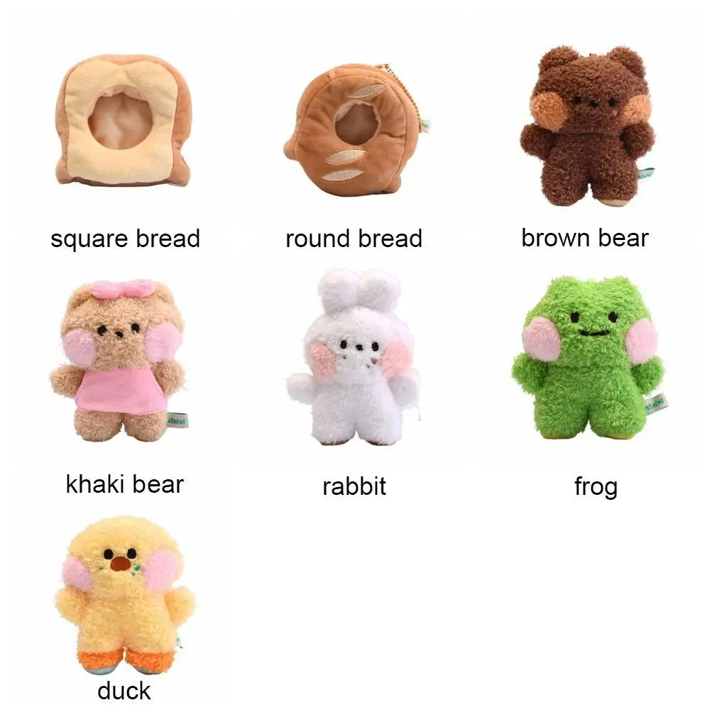 4" Cartoon plush doll Bread Series