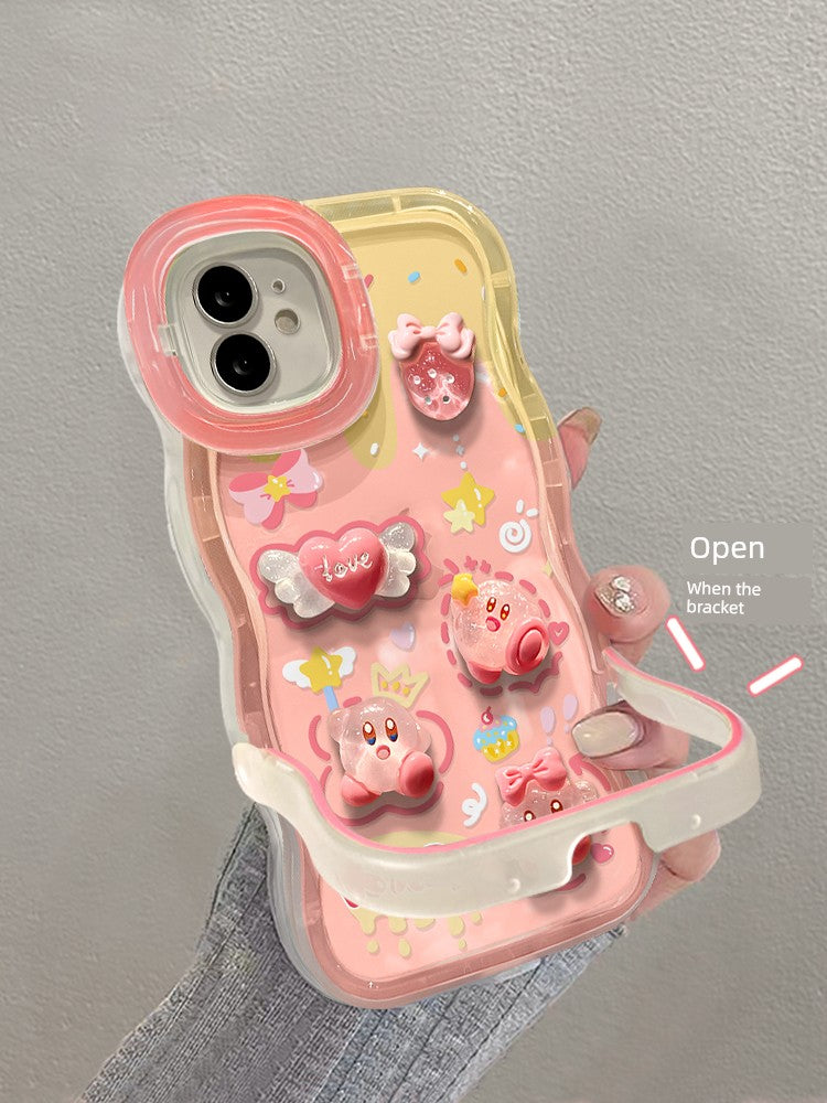 Kawaii Pink shock resistant Iphone case for iphone 15 & 16