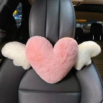 Kawaii Pink heart Headrest Cushions