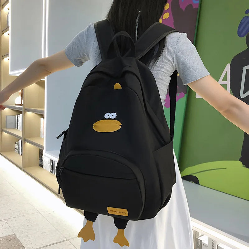 Korean style Yellow Duck Backpack