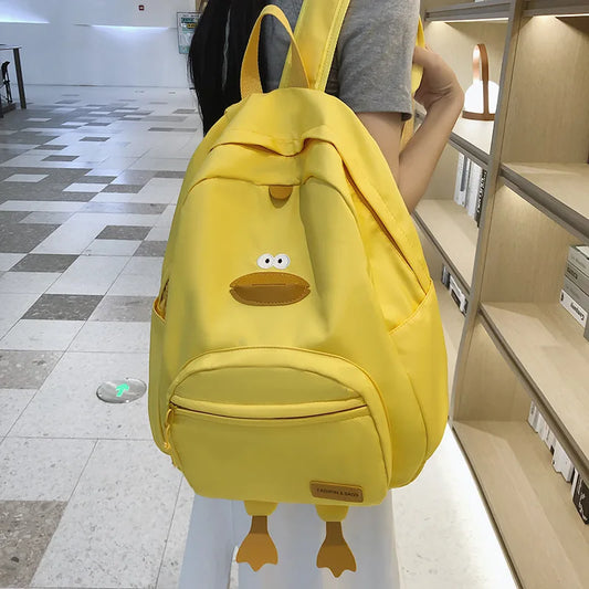 Korean style Yellow Duck Backpack