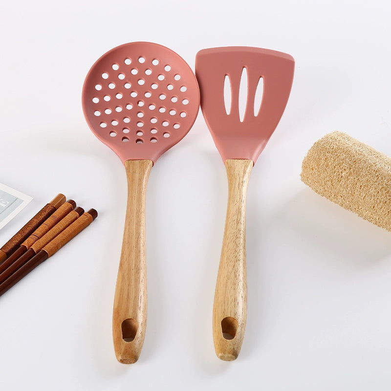 Oakwood Cute Pink silicon kitchen utensils